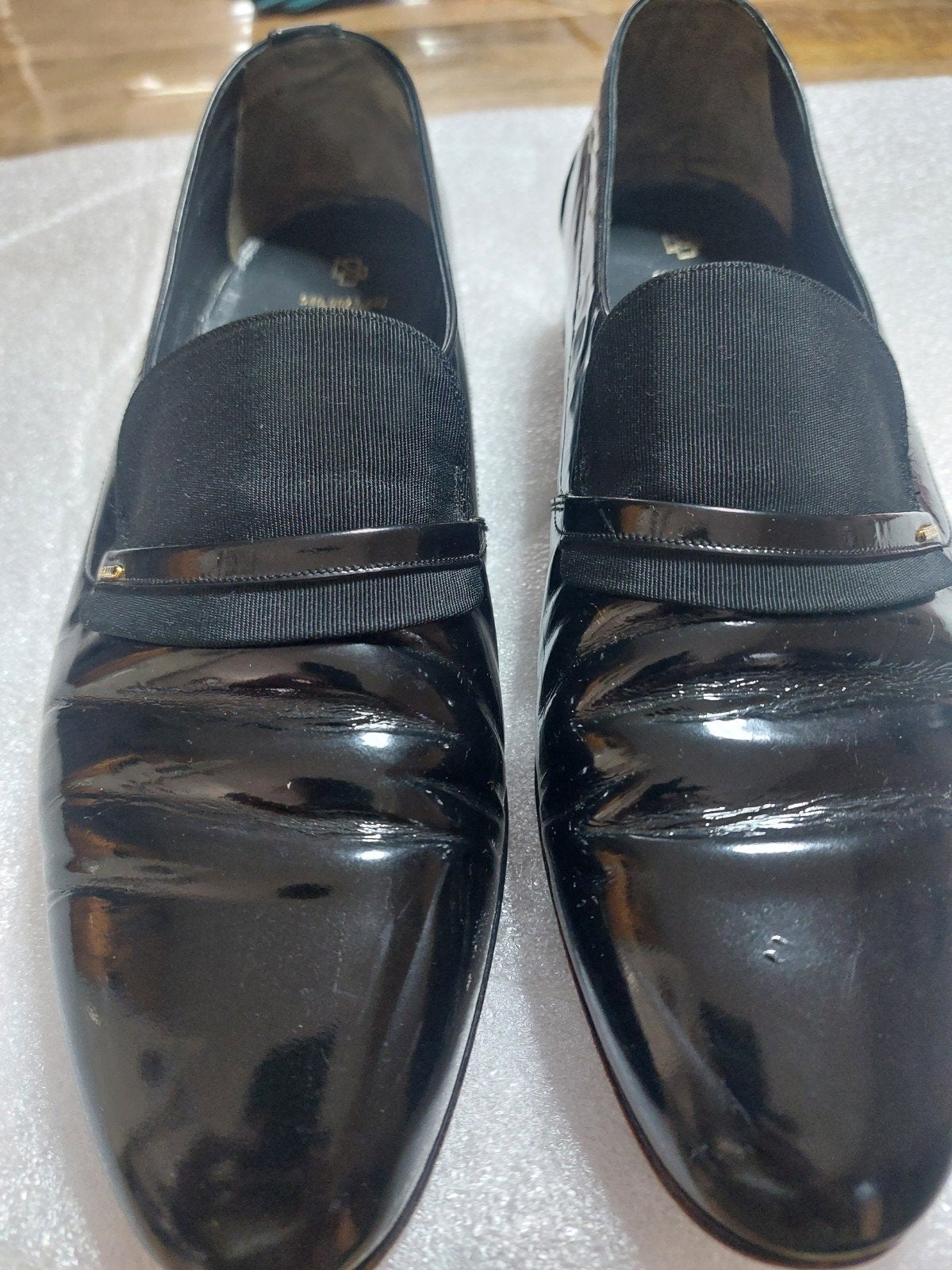 Bally Suisse Club Zwarte Lakleren Loafers, Loafers, Zwart, Ophalen of Verzenden, Bally Suisse Club