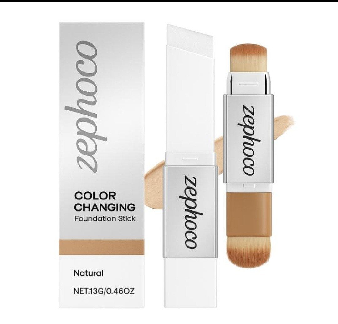 Zephoco Natural Color Changing Foundation Stick, Overige kleuren, Gehele gezicht, Nieuw, Ophalen of Verzenden