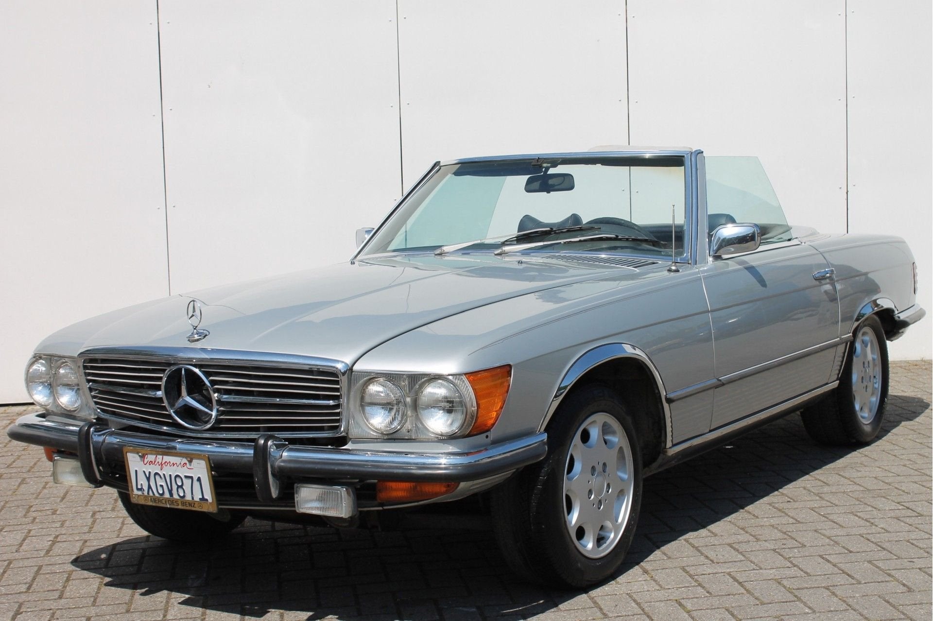 Mercedes-Benz SL-Klasse 450 SL Roadster (bj 1973, automaat), Auto's, Automaat, Gebruikt, 8 cilinders, Cabriolet