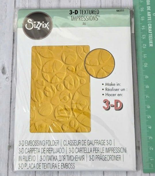 Sizzix 3-D Textured Impressions, Hobby en Vrije tijd, Ophalen of Verzenden, Nieuw, Overige typen, Sizzix
