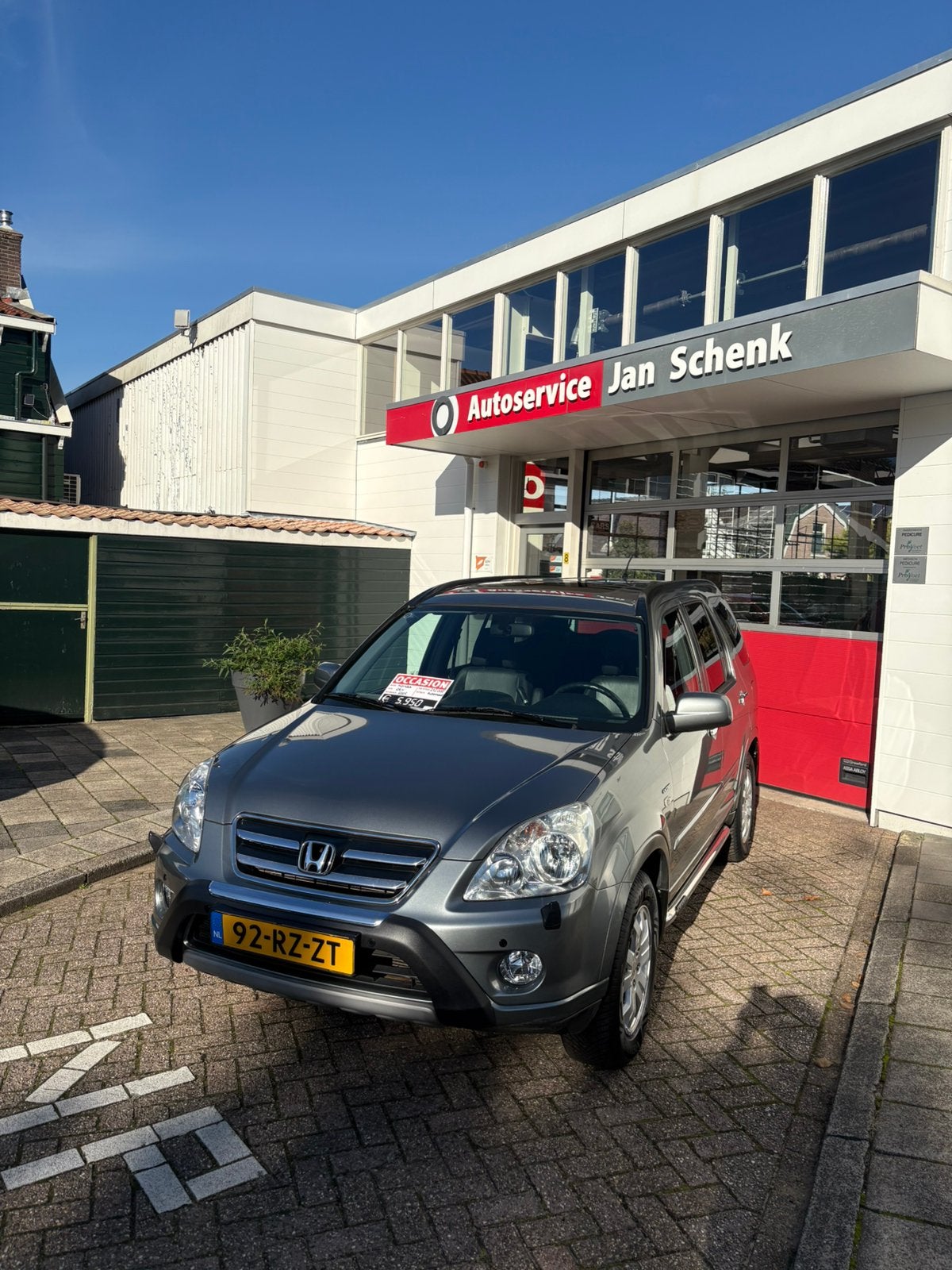 Honda CR-V 2.0 I  Executive AUT 2005 Grijs, Auto's, Automaat, 1998 cc, 4 cilinders, Bedrijf