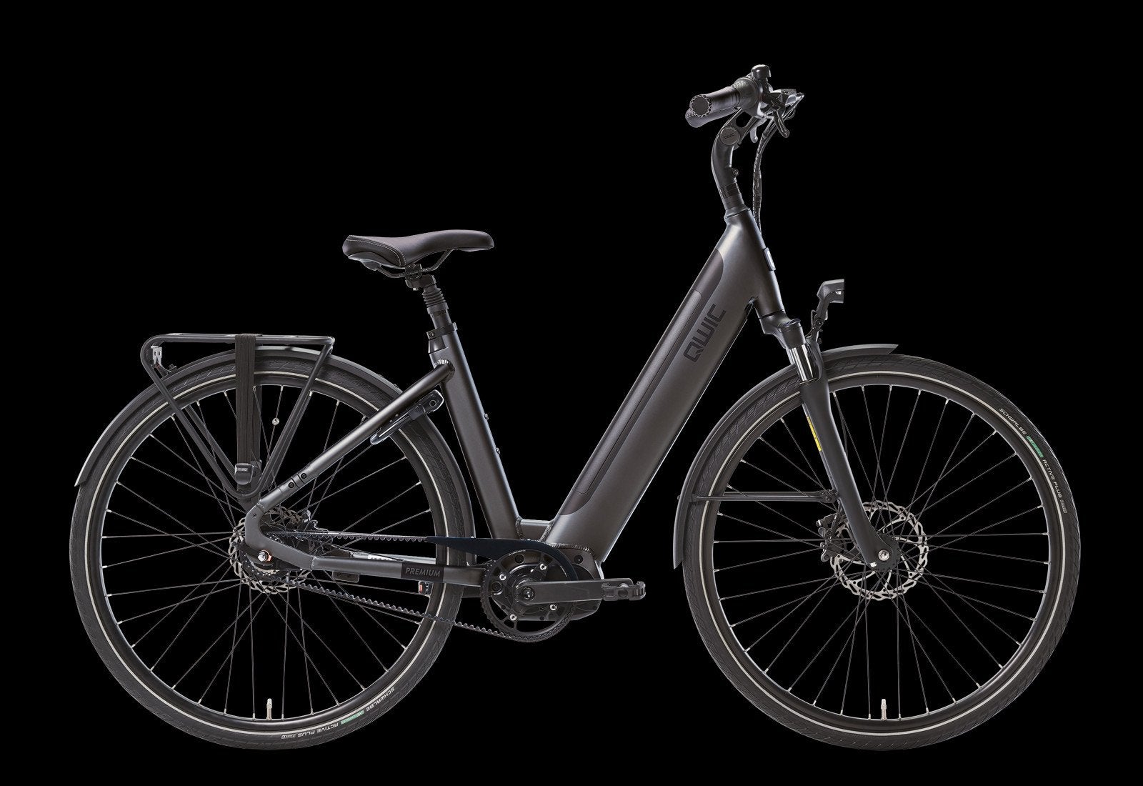 Qwic Inter tour zwart dames 49cm 28inch, 47 tot 51 cm, Nieuw, Qwic