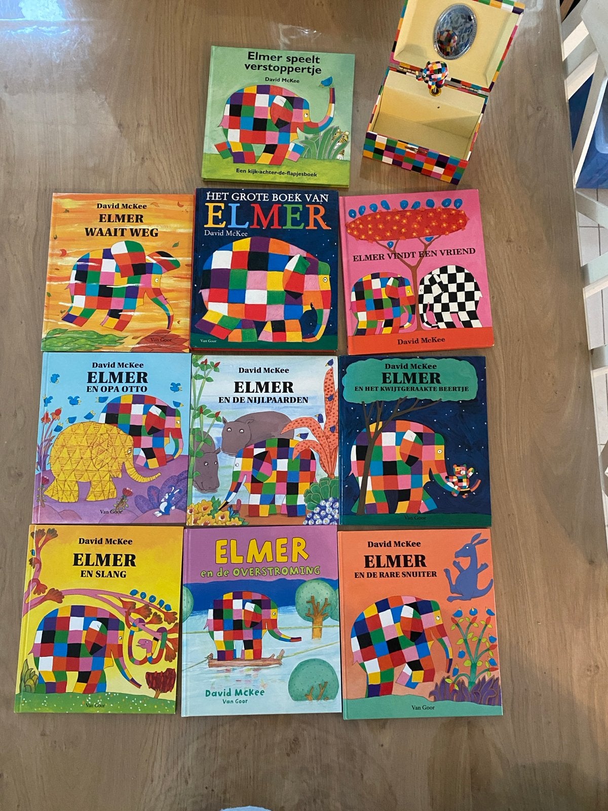 12 Elmer de kleurtjes olifant van David McKee, Gelezen, Fictie algemeen, Jongen of Meisje, Ophalen of Verzenden