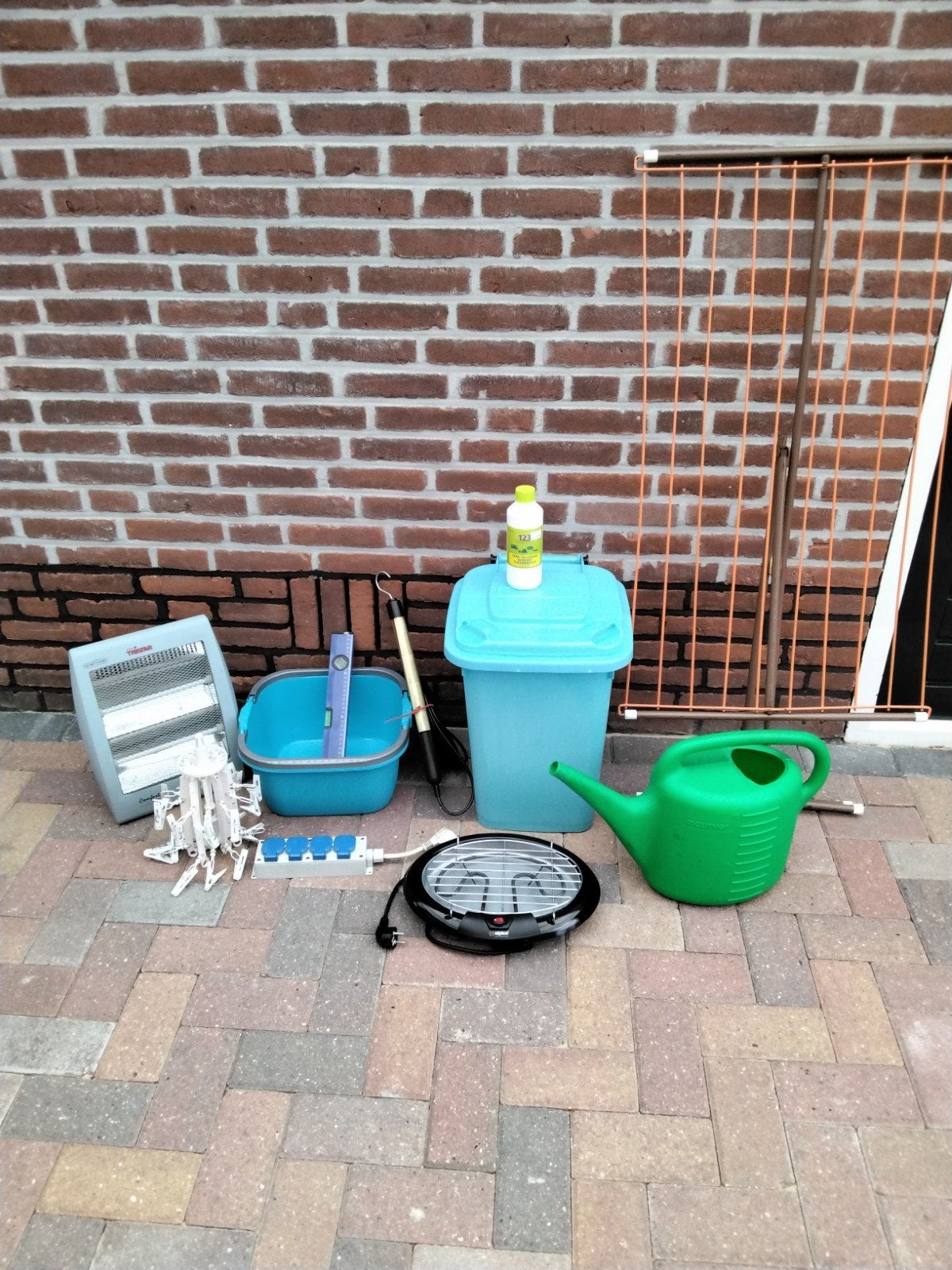 Kampeer artikelen, Ophalen