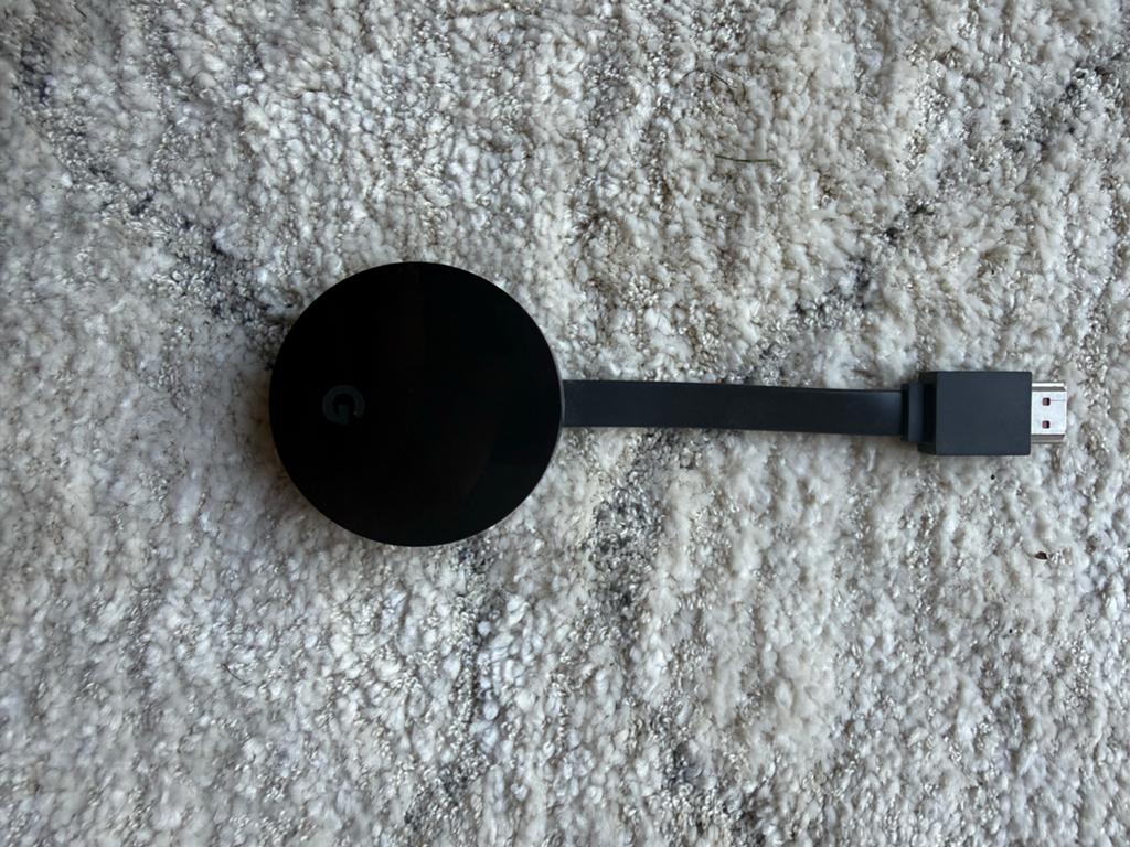Google Chromecast met Google TV (ultra hd) - Zwart, Ophalen of Verzenden, Zo goed als nieuw, HDMI, Zonder harde schijf