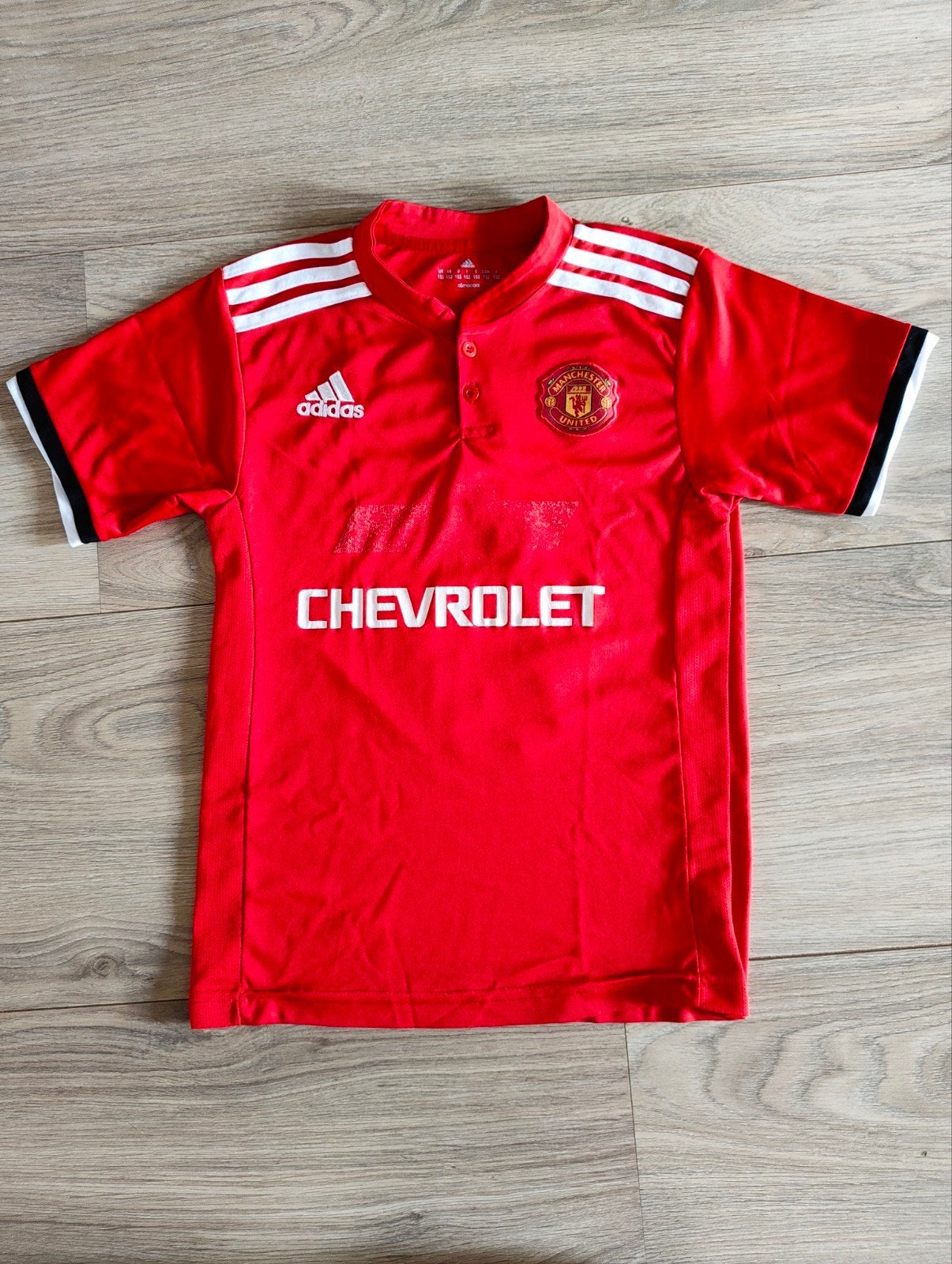 Voetbalshirt je Manchester United Pogba maat 152, Maat XS of kleiner, Ophalen, Zo goed als nieuw, Shirt