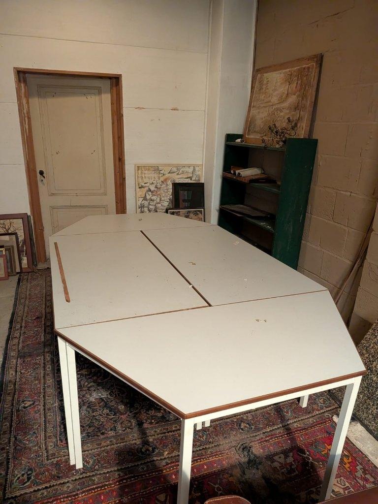 4 tafels, Ophalen, Zo goed als nieuw, Wit