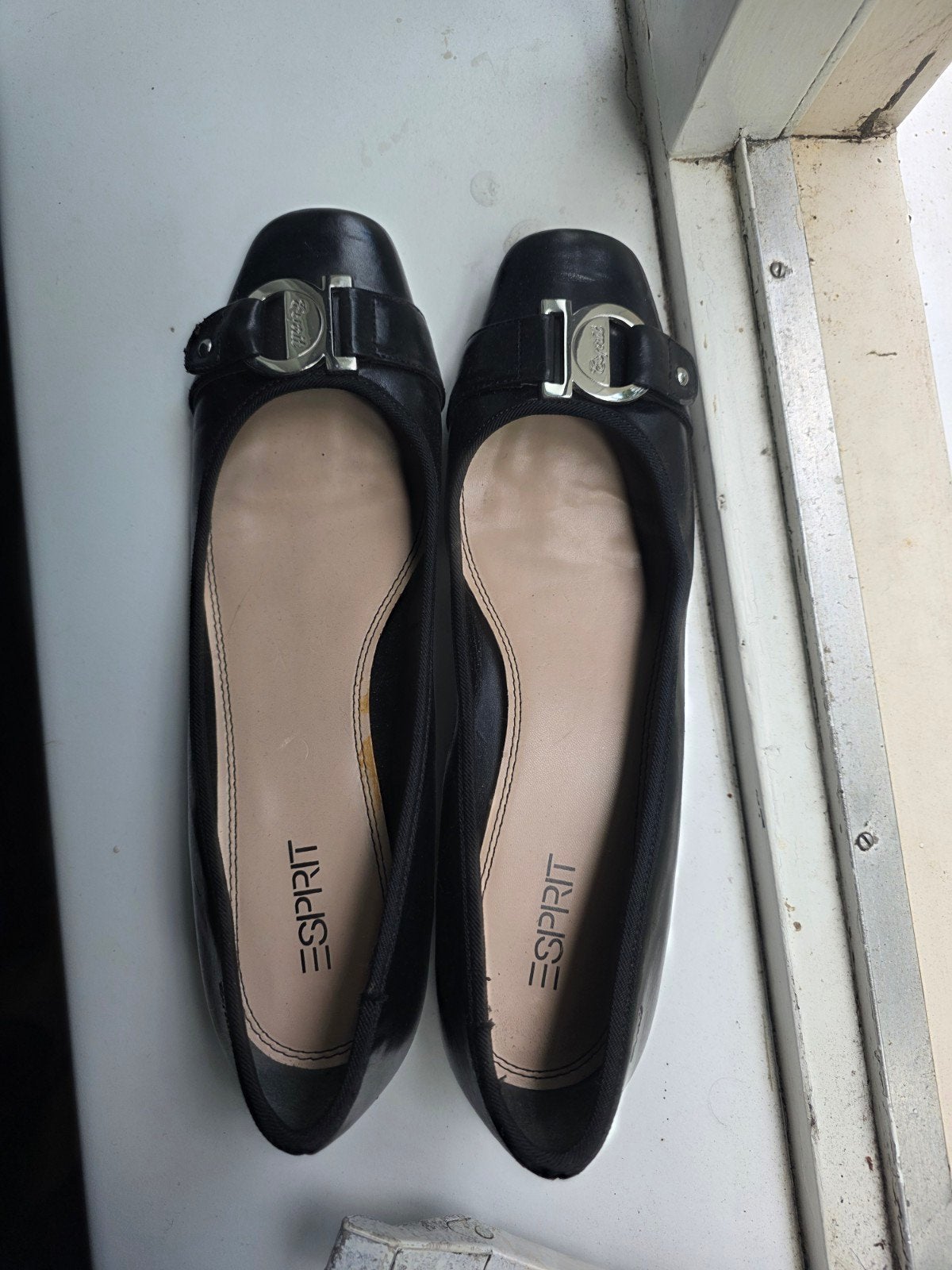 Esprit zwarte ballerina's met gesp maat 42, Kleding | Dames, Zwart, Gedragen, Esprit, Ballerina's