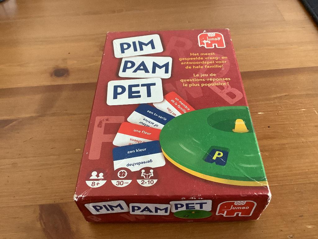 Pim Pam Pet, van Jumbo (nederlands en frans), Hobby en Vrije tijd, Gezelschapsspellen | Kaartspellen, Ophalen of Verzenden, Jumbo