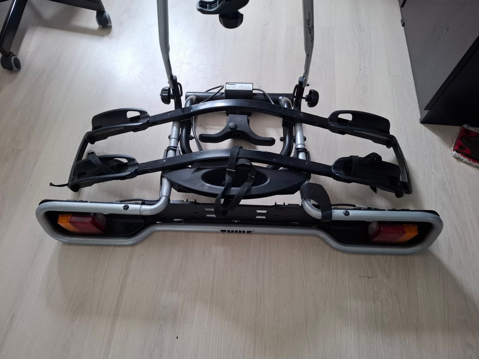 Thule EuroRide 941 fietsendrager voor 2 fietsen, Ophalen, 2 fietsen, Gebruikt, Trekhaakdrager