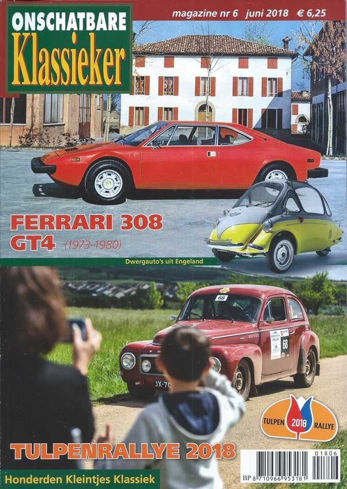 OK 6 2018 : Ferrari Dino 308 GT4 - Daf 55 Combi - Gordini, Ophalen of Verzenden, Gelezen, Algemeen