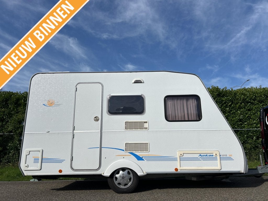 Caravelair Antares Luxe 390 TS VOORTENT, VAST BED, Treinzit, Schokbreker, Vast bed, Contact@caravelair.tm.fr