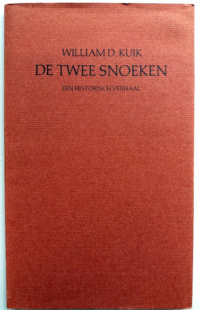 William D. Kuik - De twee snoeken, Boeken, Ophalen of Verzenden, Nieuw, Nederland
