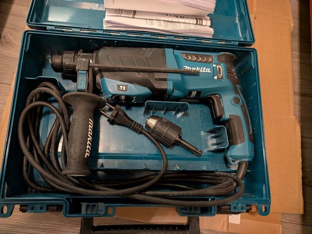 Makita HR2630X7 SDS-plus Combihamer, Ophalen of Verzenden, Gebruikt, Overige typen, Makita