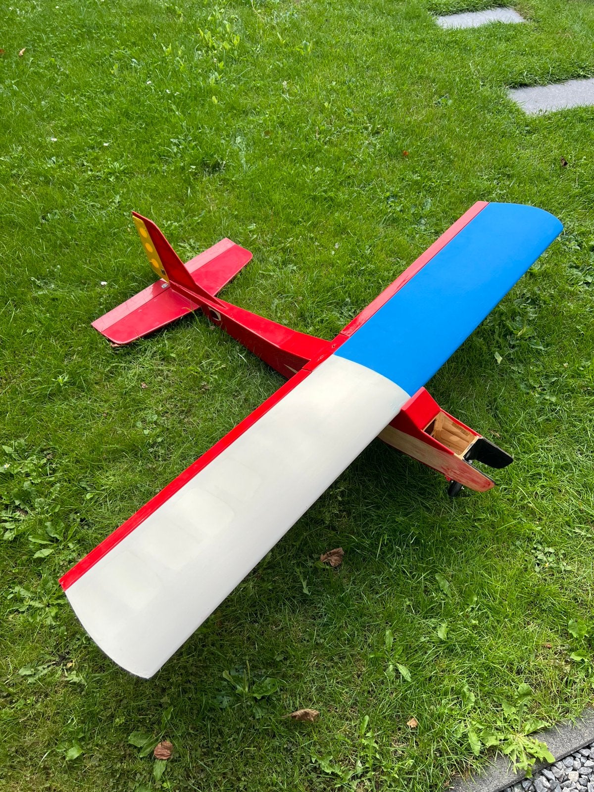 Rc vliegtuig balsa hout voor afbouw/project 2 meter, Ophalen, Gebruikt