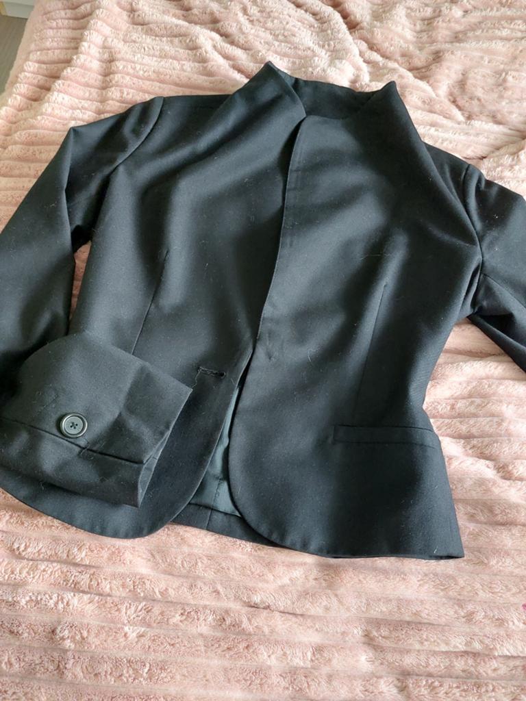 Dames jasje, Ophalen of Verzenden, Zo goed als nieuw, Maat 38/40 (M), Zwart