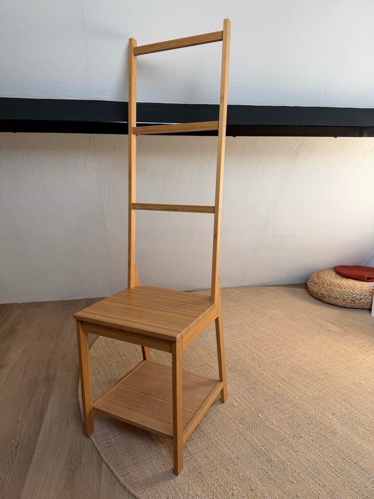 IKEA Ragrund bamboe stoel en rek - zo goed als nieuw, Ophalen, Overige kleuren, Zo goed als nieuw, Eén