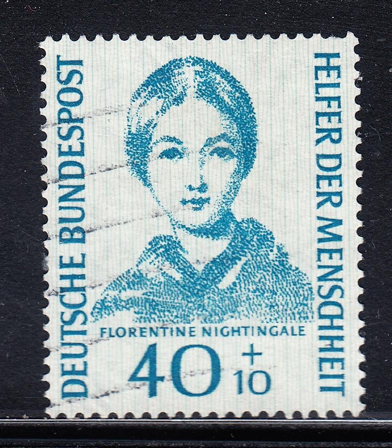 408 - West Duitsland michel 225 gestempeld , Florence Nighti, Verzenden, BRD, Gestempeld