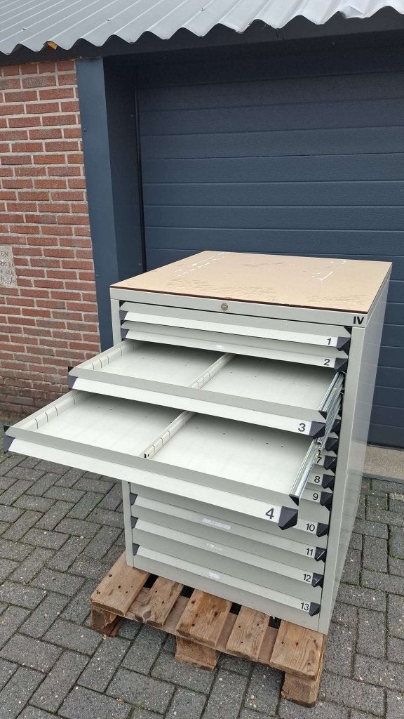 Gereedschap kast werkplaats ladekast, Ophalen, -, -, Metaal