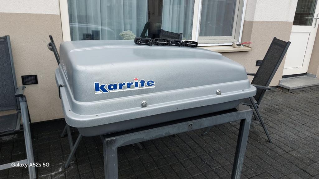Karrite Dakkoffer - Ruime en Stevige Bagagebox, Auto diversen, Dakkoffers, Ophalen of Verzenden, Gebruikt
