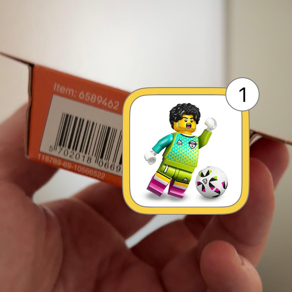 LEGO Minifiguur Serie 29 – Voetbalkeeper | NIEUW, Ophalen of Verzenden, Nieuw