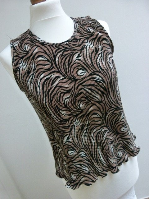 Vintage top met plooitjes maat 40 M CANDA, Maat 38/40 (M), Overige kleuren, Ophalen of Verzenden, Zo goed als nieuw