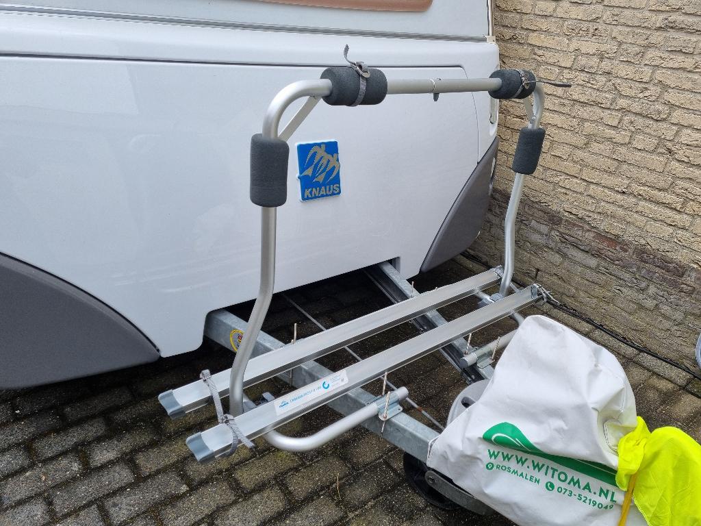 Fietsendrager voor op de dissel, Ophalen, Gebruikt
