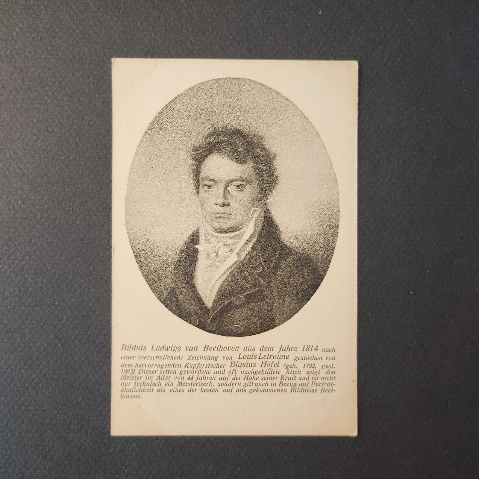 Oude ansichtkaart Beethoven, Verlag des Beethovenhauses Bonn, Verzamelen, Ansichtkaarten | Buitenland, Ongelopen, Duitsland, Voor 1920