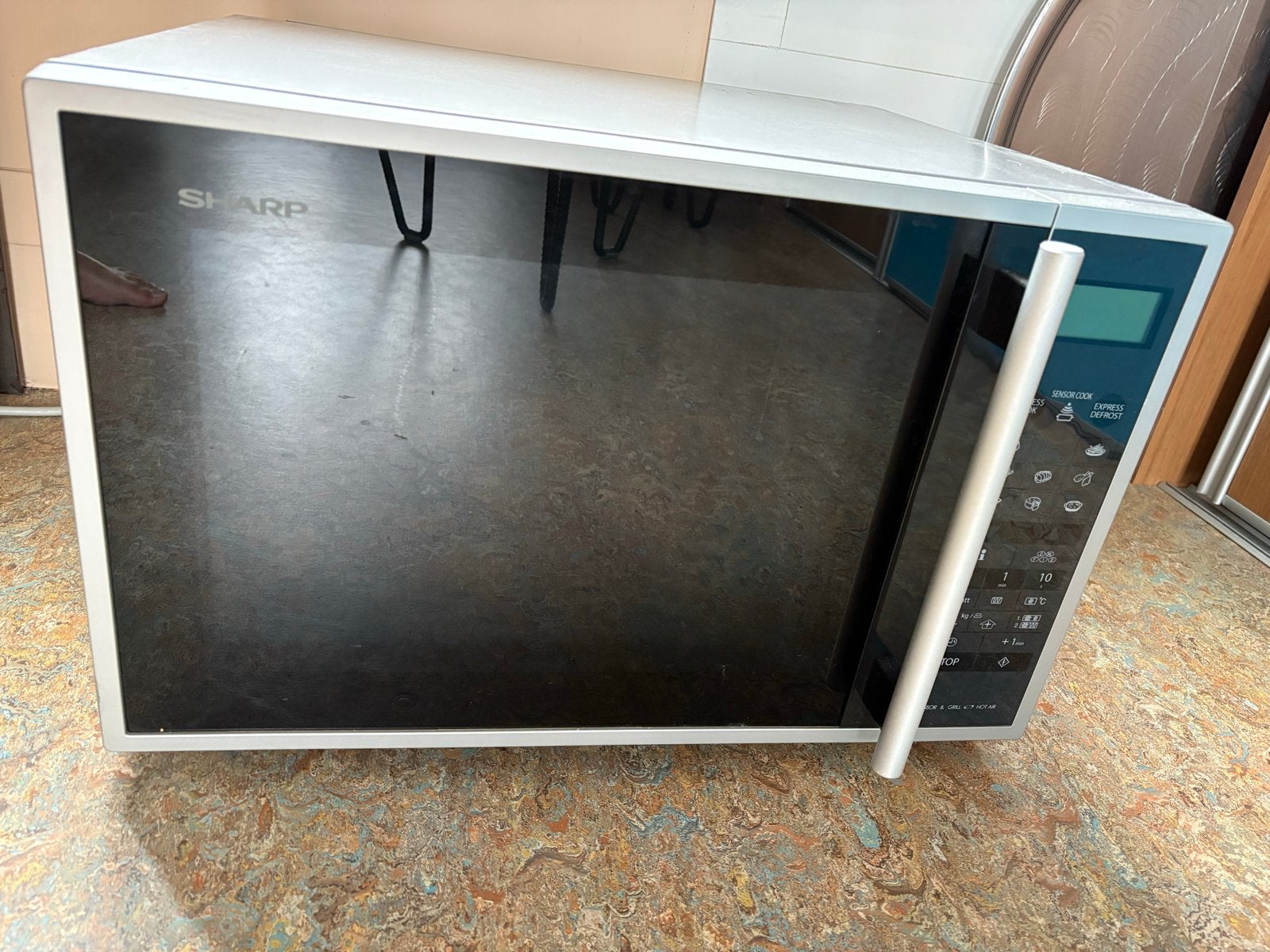 Sharp R-961(IN)W Combimagnetron, Ophalen, Combimagnetron, Gebruikt, Grill
