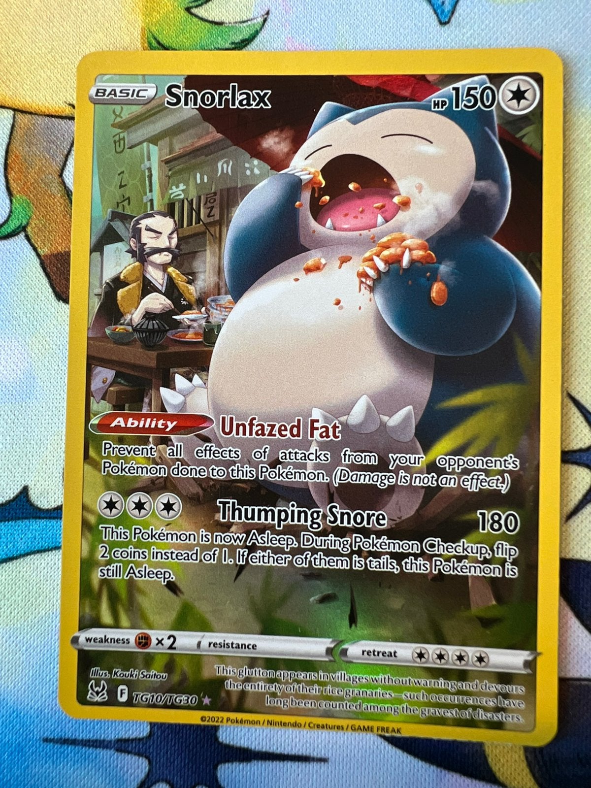 Snorlax tg10 Lost Origin, Verzenden, Zo goed als nieuw, Losse kaart, Foil