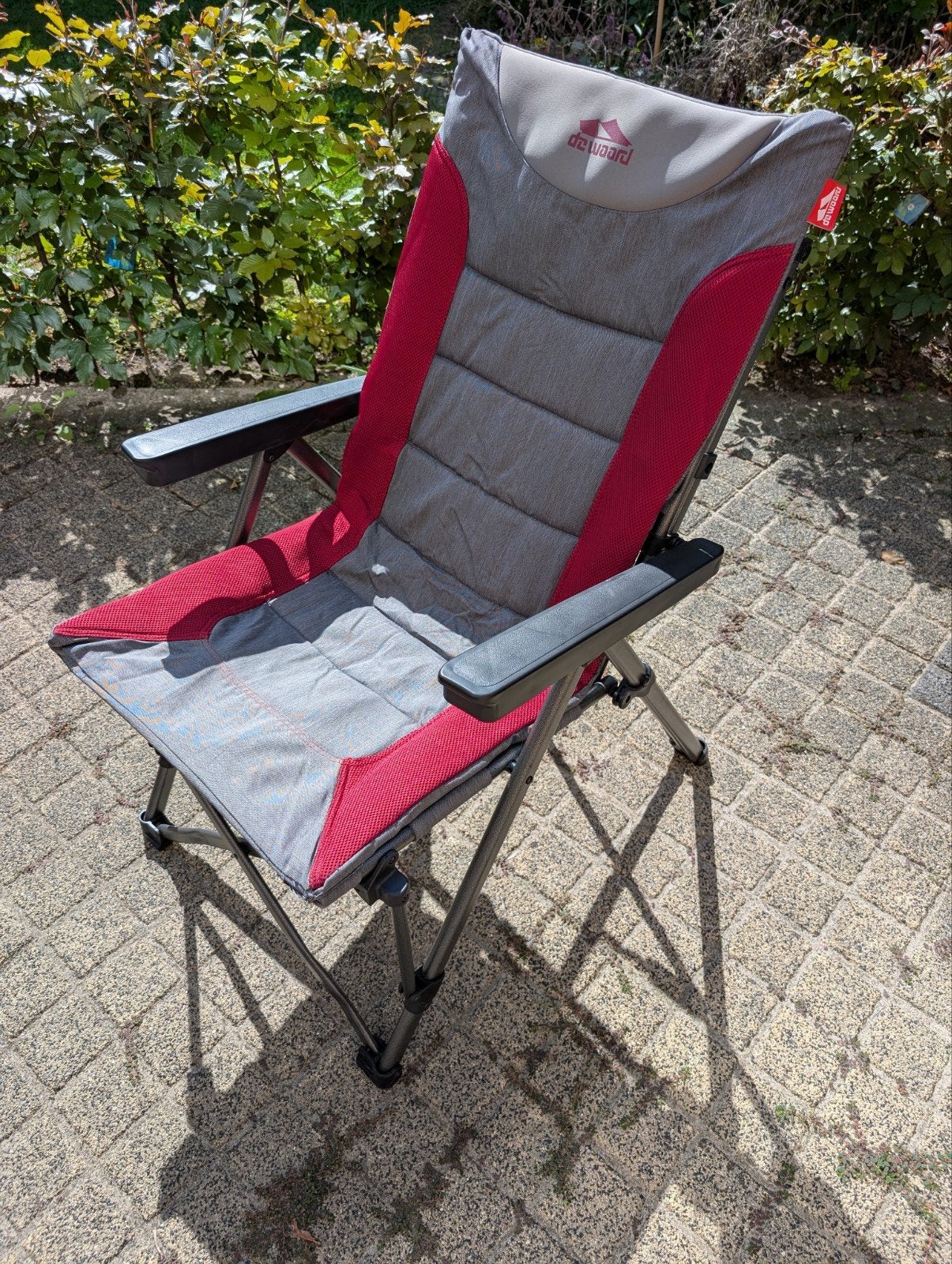 2x De Waard 'de Vecht' campingstoelen - z.g.a.n., Caravans en Kamperen, Kampeeraccessoires, Ophalen of Verzenden, Zo goed als nieuw