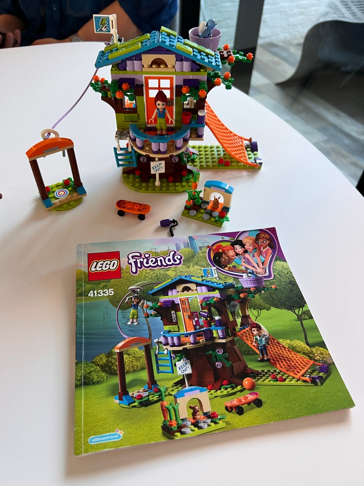 Lego Friends Mia's Boomhut 41335 met instructieboekje, Ophalen of Verzenden, Zo goed als nieuw