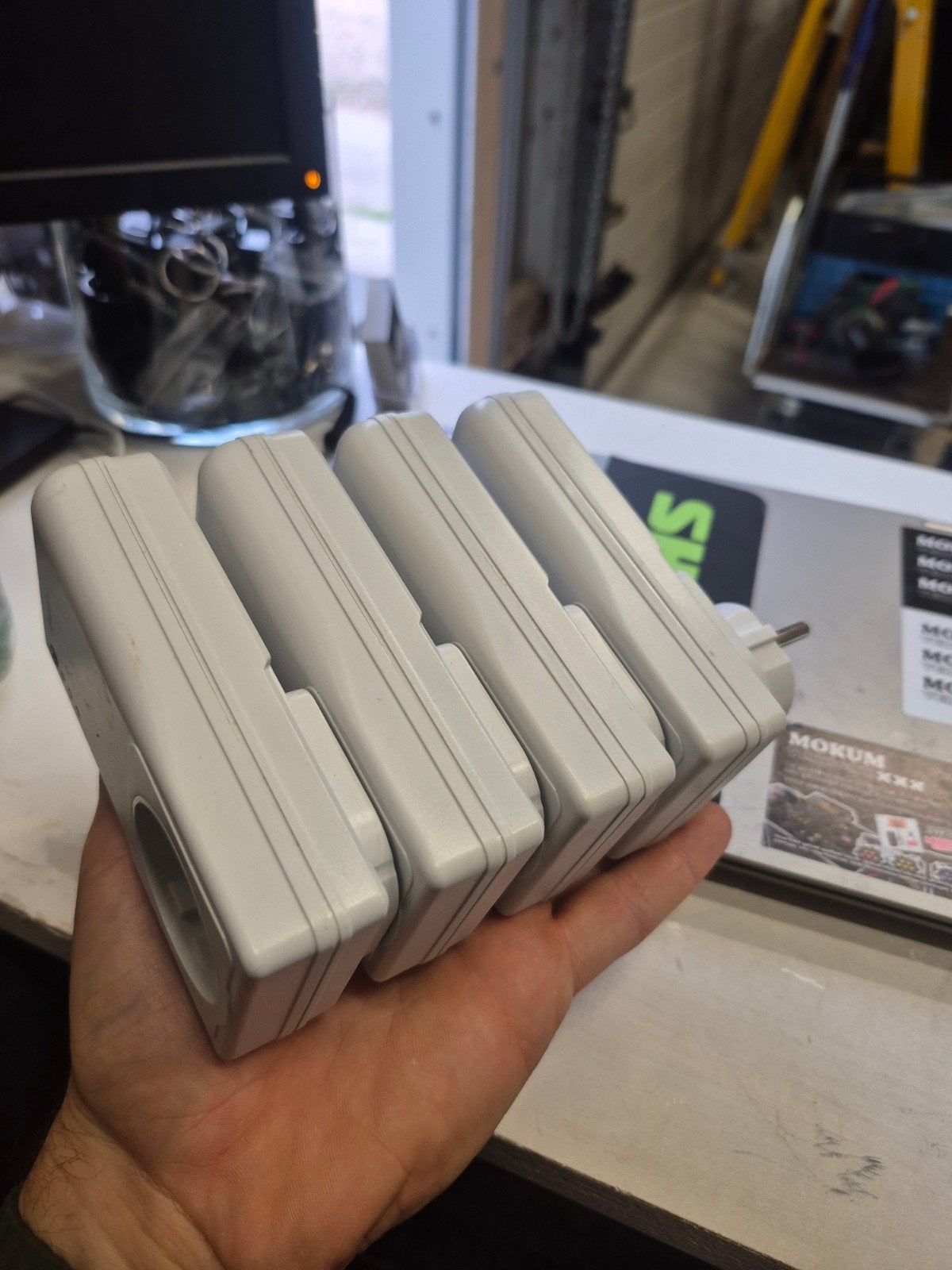 Flamingo SF-501SHC110.100.89 Smart Stekkerdoos 4 Stuks, Ophalen of Verzenden, Gebruikt, Overige merken, Stekkerdoos