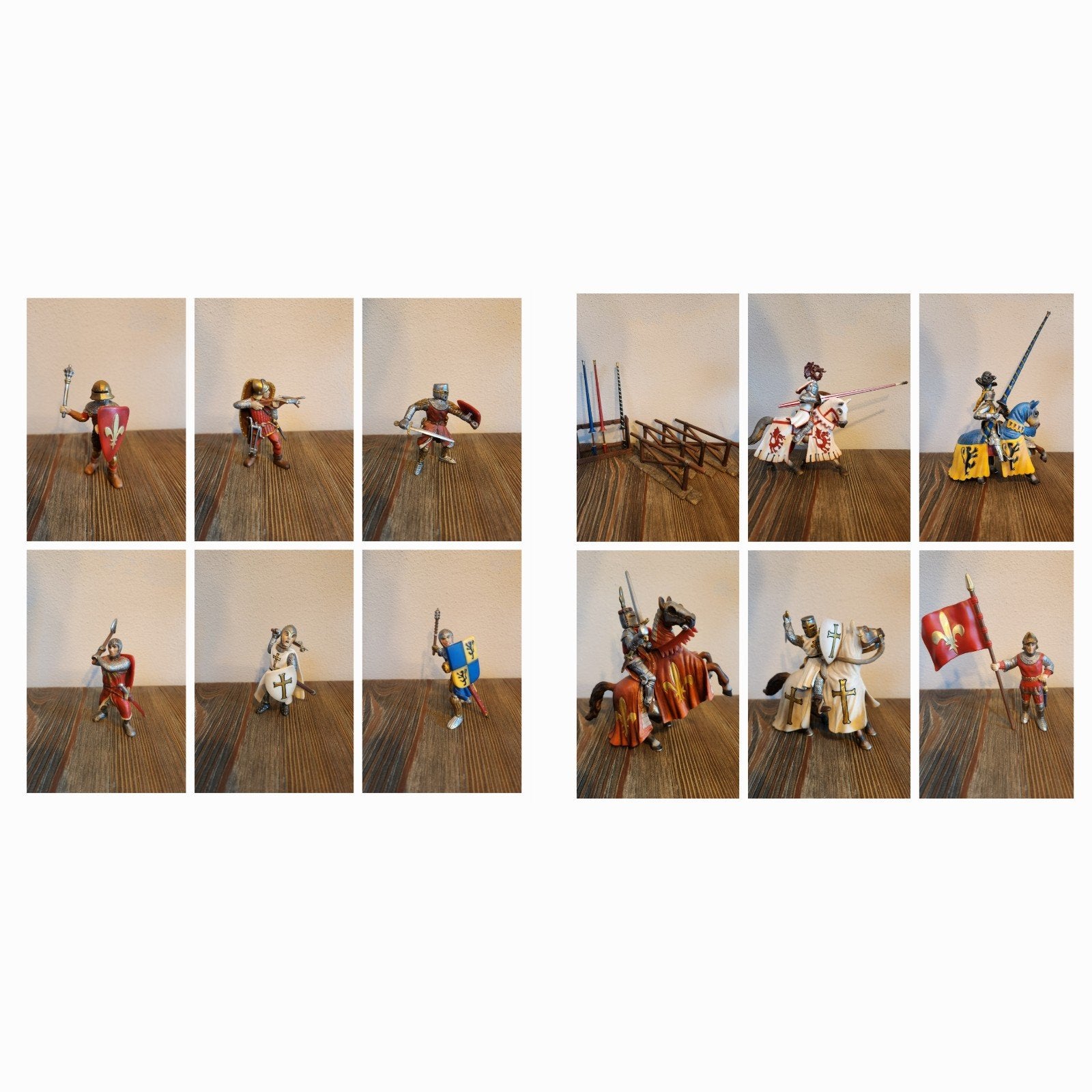 Schleich ridders en paarden, Ophalen of Verzenden