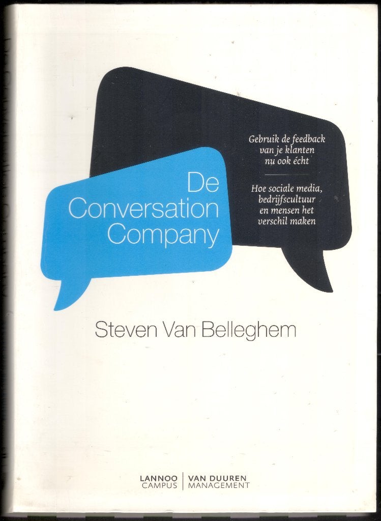 De Conversation Company - Steven Van Belleghem, Ophalen of Verzenden, Gelezen, Management
