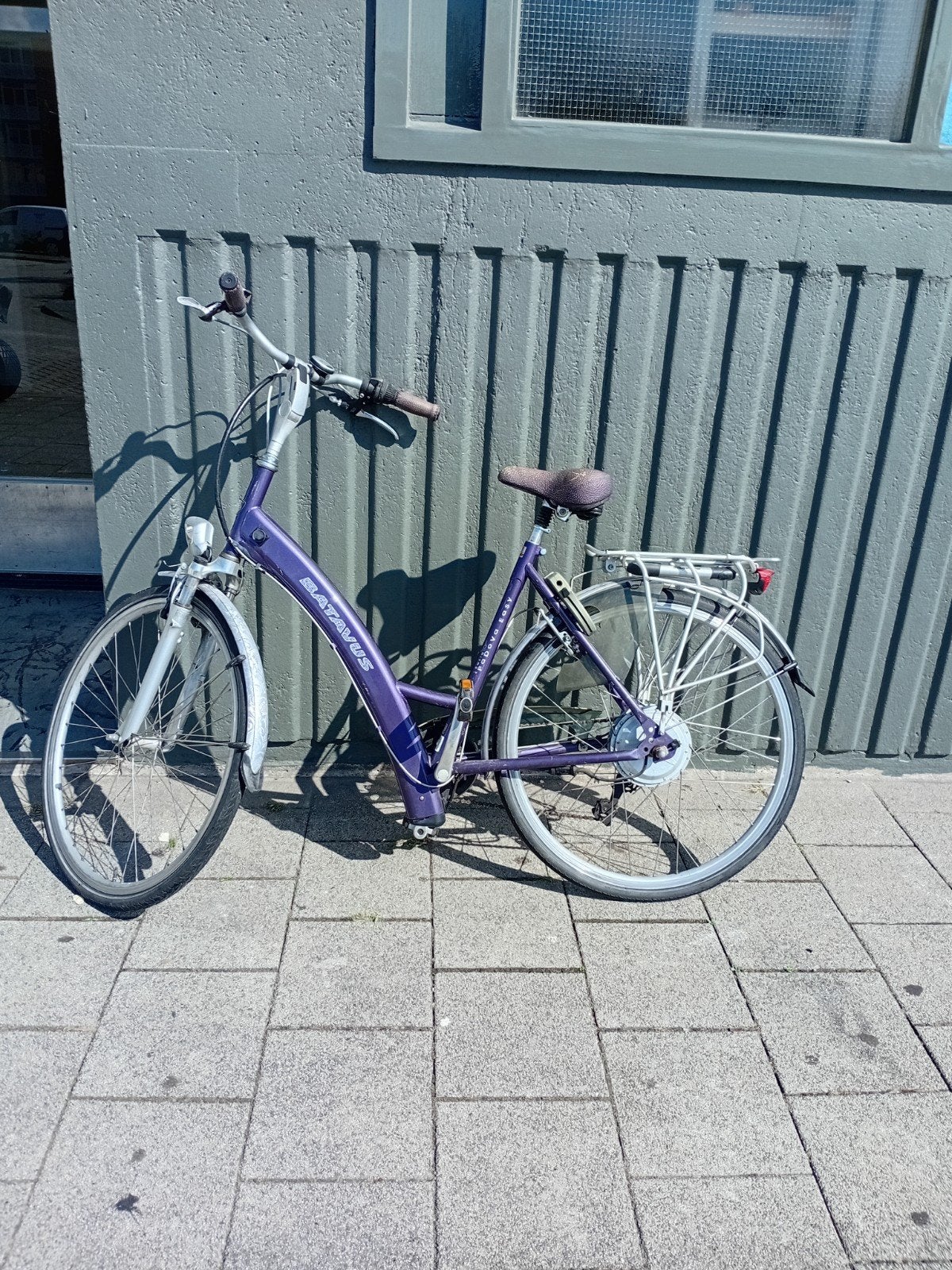 Batavus Padova Easy Damesfiets - Paars accu is kapot, Terugtraprem, Versnellingen, Batavus, Ophalen of Verzenden