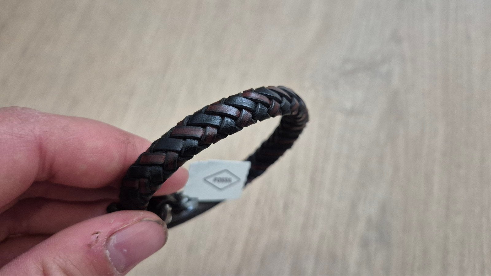 Fossil armbandje nieuw in doos!, Ophalen of Verzenden, Nieuw, Bruin, Heer