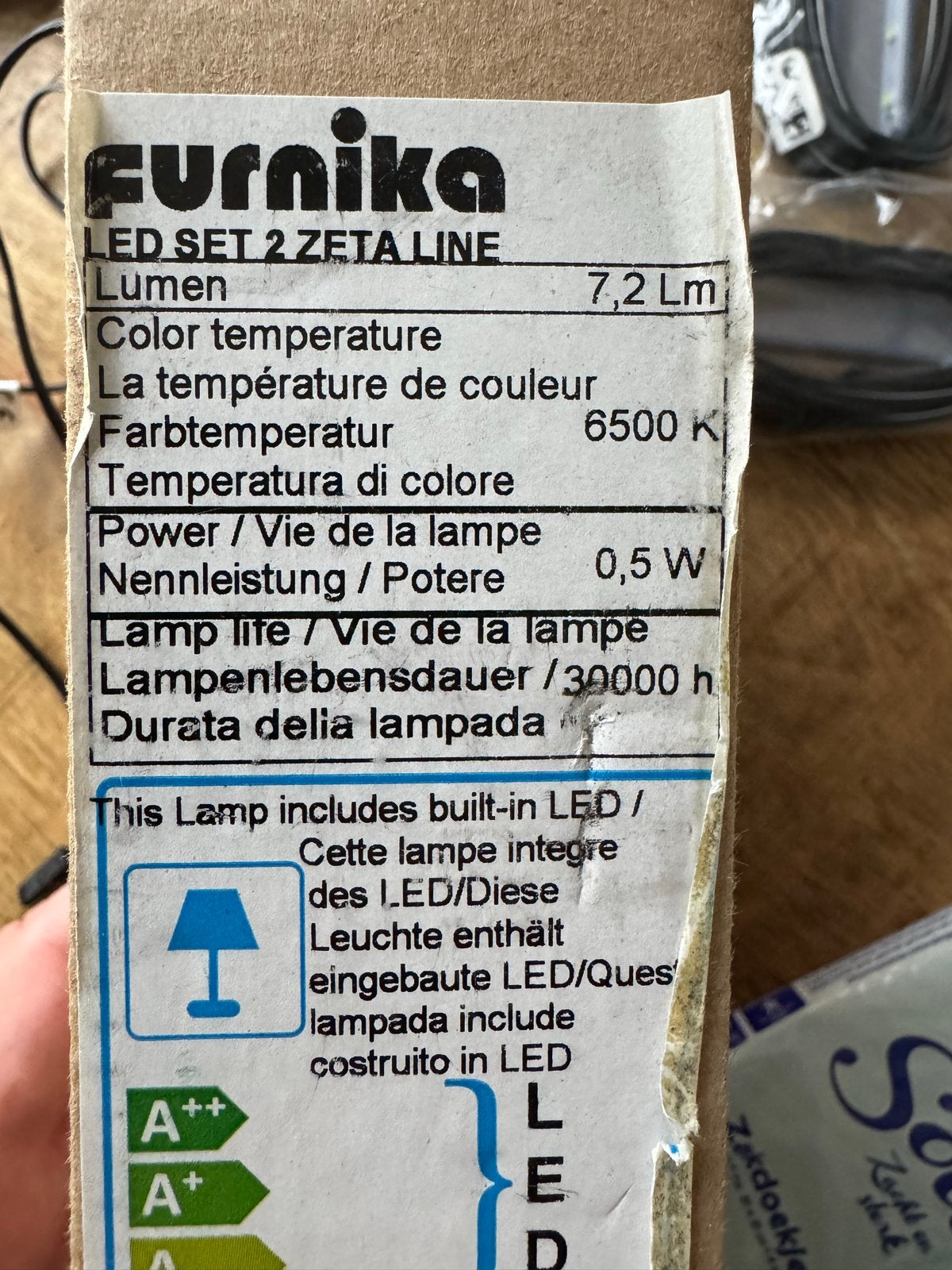Furnika LED Set 2 Zeta Line - Nieuw in verpakking, Huis en Inrichting, Lampen | Overige, Wit, Overige merken, Kunststof, Nieuw