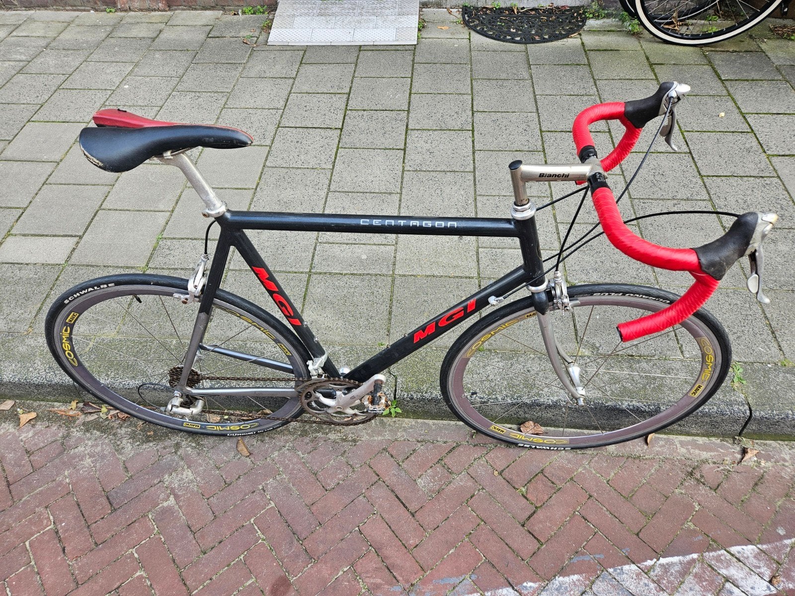 Hele lichte MGI Centagon Shimano ultegra, 28 inch, Gebruikt, Velgrem, Aluminium