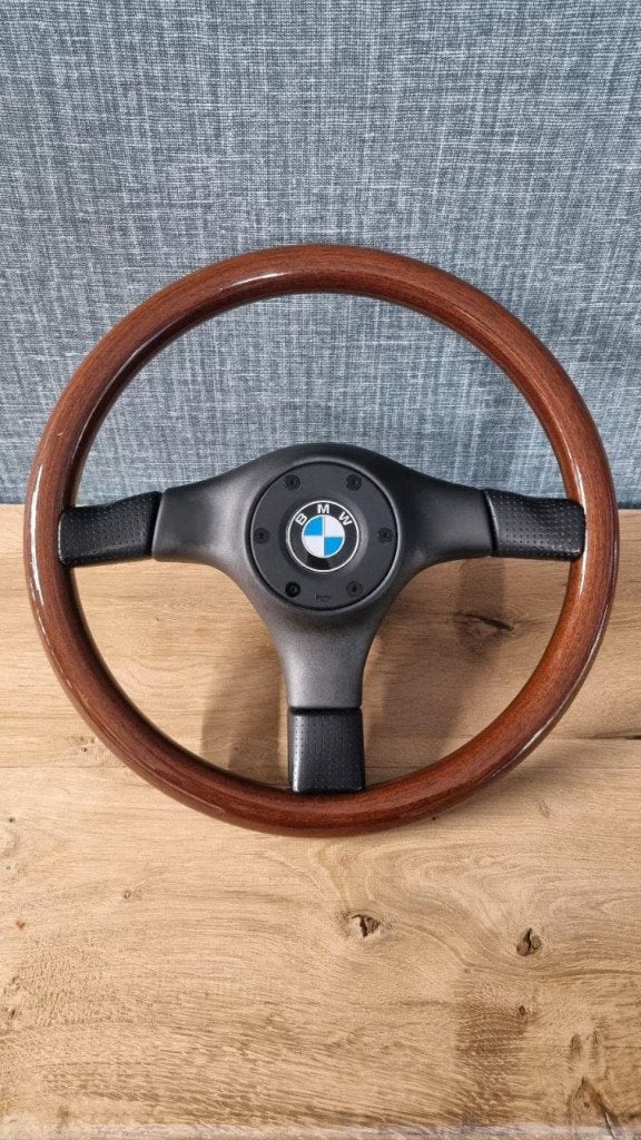 BMW E30 E36 NARDI houten stuurwiel – klassieker / oldtimer, Auto-onderdelen, Besturing, Ophalen of Verzenden, Nieuw, BMW