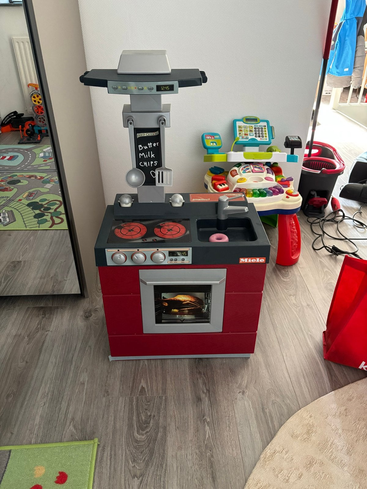 Complete speelkeuken met kassa en accessoires, Ophalen, Gebruikt, Ontdekken