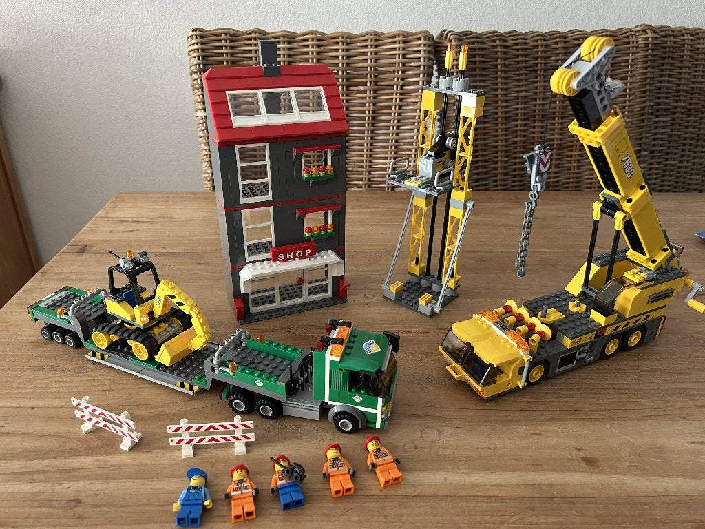 Lego City 7633 Bouwplaats, Compleet, City, Lego, Ophalen of Verzenden