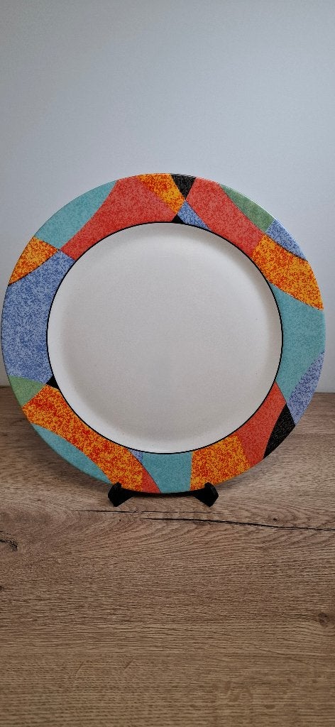 Set van 3 Vintage Arcopal France Borden - Memphis Stijl, Overige merken, Arcopal, Onbekend, Ophalen of Verzenden