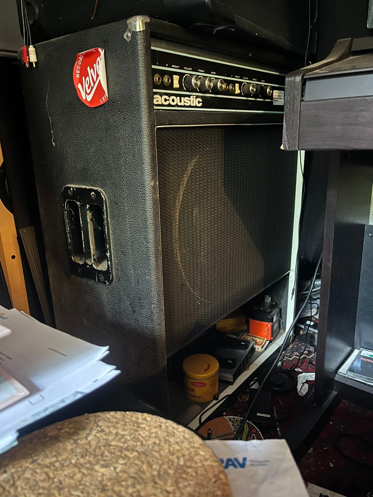 Te koop acousic bassversterker 130, Ophalen of Verzenden, Gebruikt, Basgitaar, 100 watt of meer