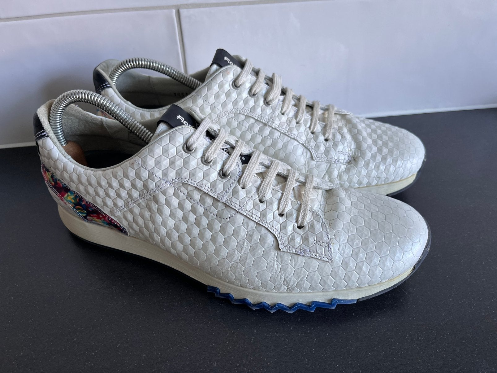 Floris van Bommel sneakers maat 9 / 43, Floris van Bommel, Wit, Floris van Bommel, Ophalen of Verzenden