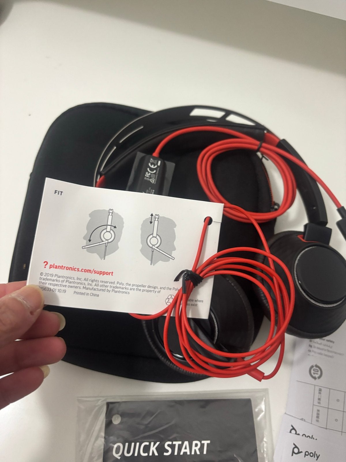 Plantronics Voyager 4200 UC Series Headset, Overige merken, Zo goed als nieuw, Draadloos, Op oor (supra aural)