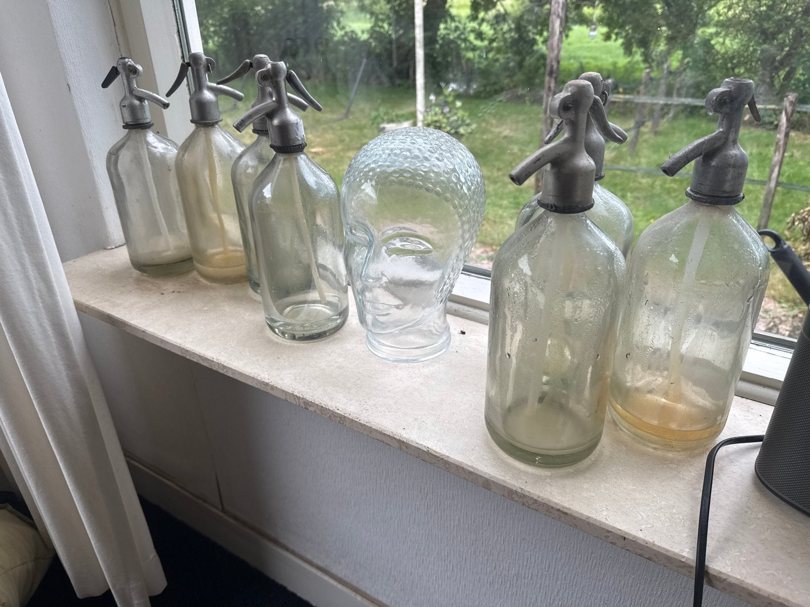 Vintage Sifons / Waterflessen - Decoratief Glas, Ophalen of Verzenden