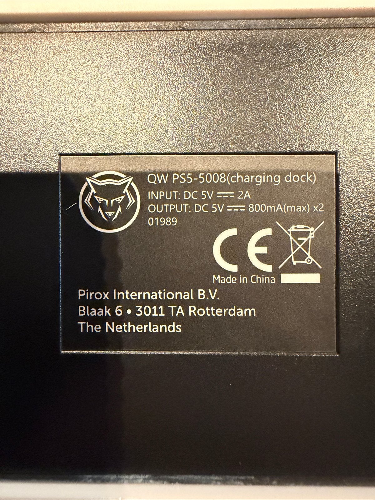 Qware PS5 Oplaadstation voor 2 DualSense Controllers, Ophalen of Verzenden, Zo goed als nieuw