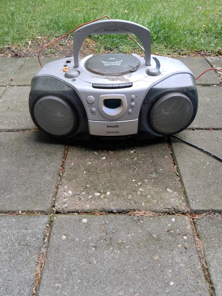 Philips draagbare radio cd speler, Ophalen of Verzenden, Gebruikt