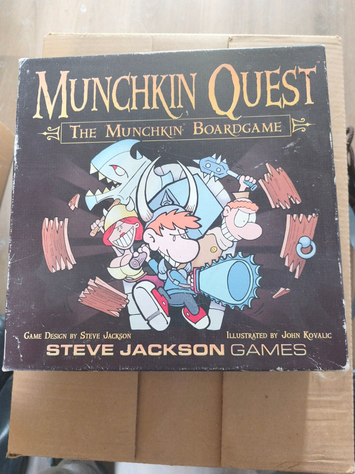 Munchkin Quest Bordspel, Ophalen of Verzenden, Gebruikt, Steve Jackson Games